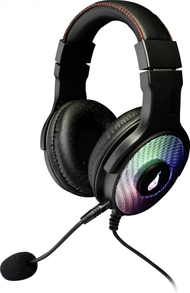 Kufje gaming SureFire Harrier 360, 7.1 Surround, USB, me RGB, të zeza