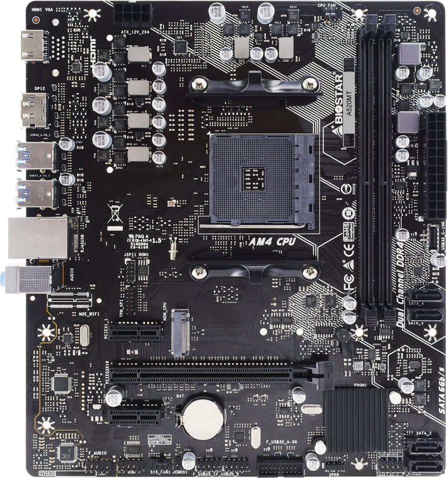 Pllakë amë Biostar A520MT, AMD A520, Socket AM4, Micro ATX
