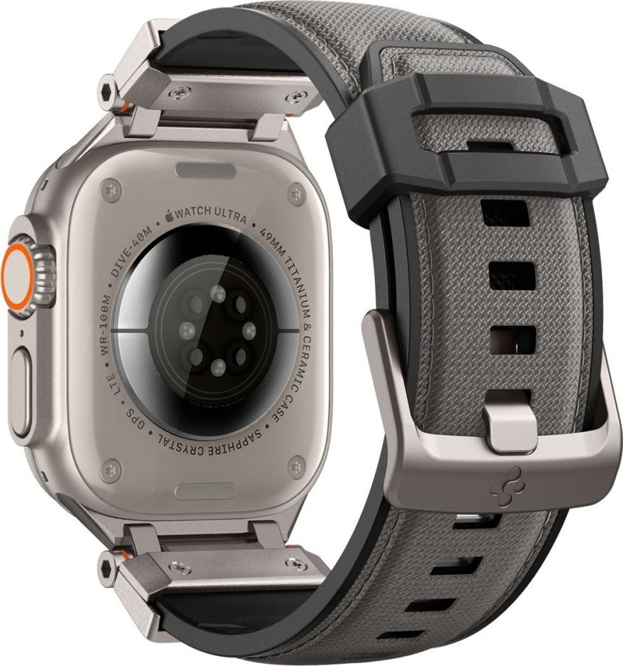 Rrip ore Apple Spigen DuraPro Armor, për Apple Watch 49mm 46mm 45mm 44mm, gri
