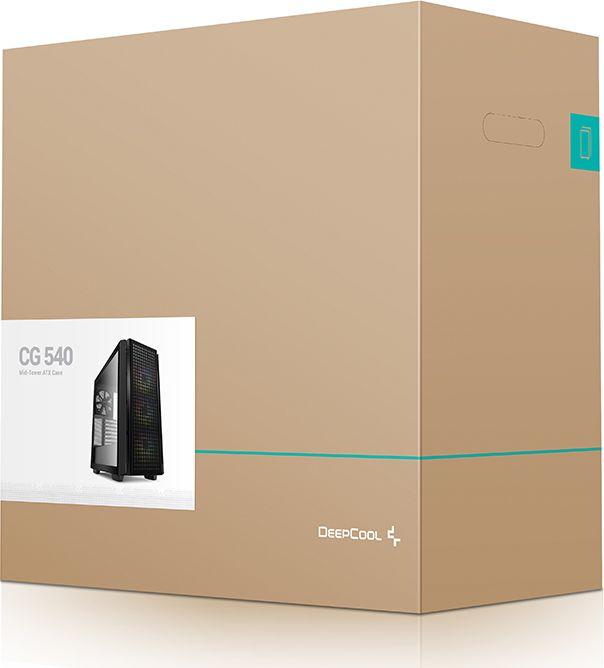 Kasë Deepcool CG540 ARGB, e zezë