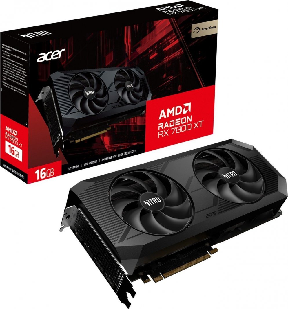 Kartelë grafike Acer Nitro Radeon RX 7800 XT OC 16 GB GDDR6