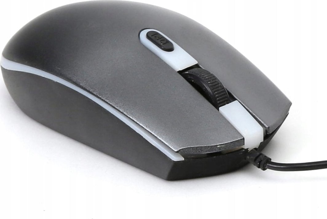 Maus Omega Rubber, 1000-2000 DPI, me kabllo, gri