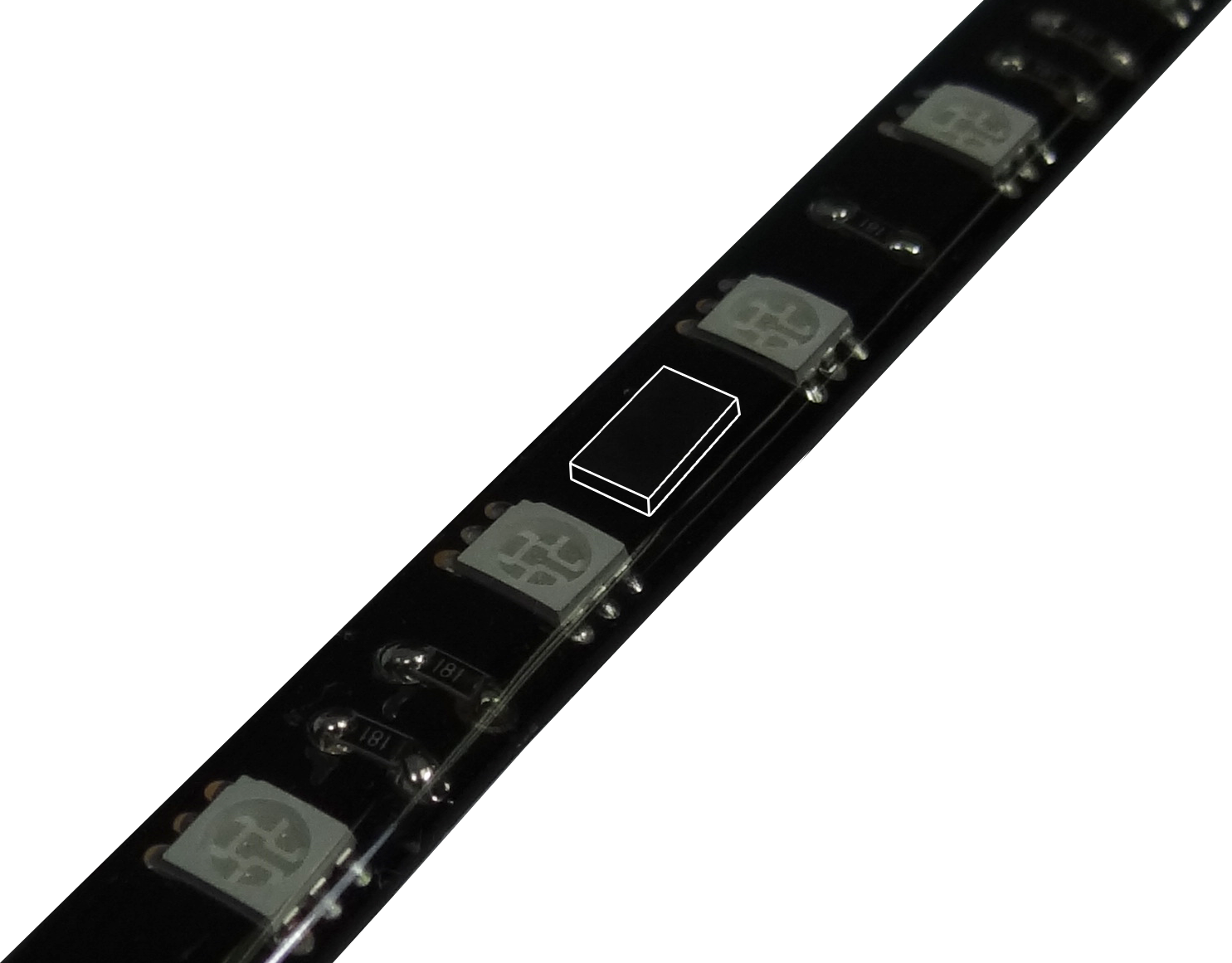 Shirit LED BitFenix Alchemy 2.0 60cm, i kuq