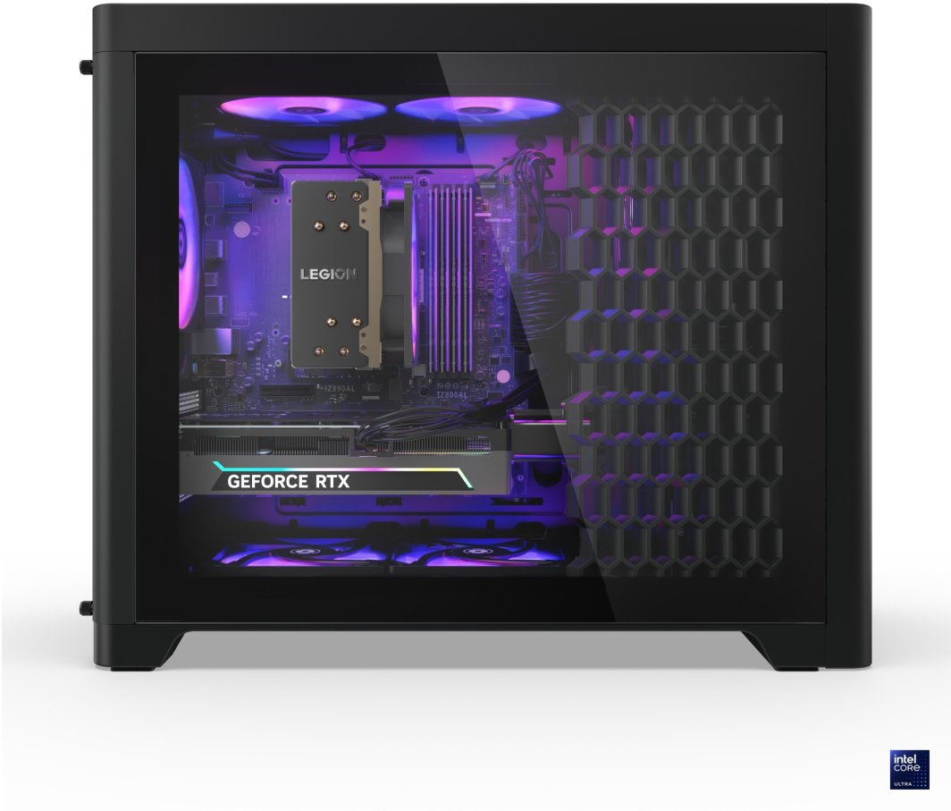 Kompjuter Lenovo Legion T5 30IAX10, Intel Core Ultra 5 225, 32GB RAM, 1TB M.2 PCIe, NVIDIA GeForce RTX 5060 Ti, i zi