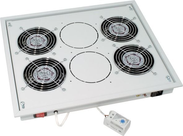 Panel i ventilimit me termostat Triton (RAX-CH-X05-X3), i hirtë