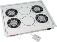 Panel i ventilimit me termostat Triton (RAX-CH-X05-X3), i hirtë