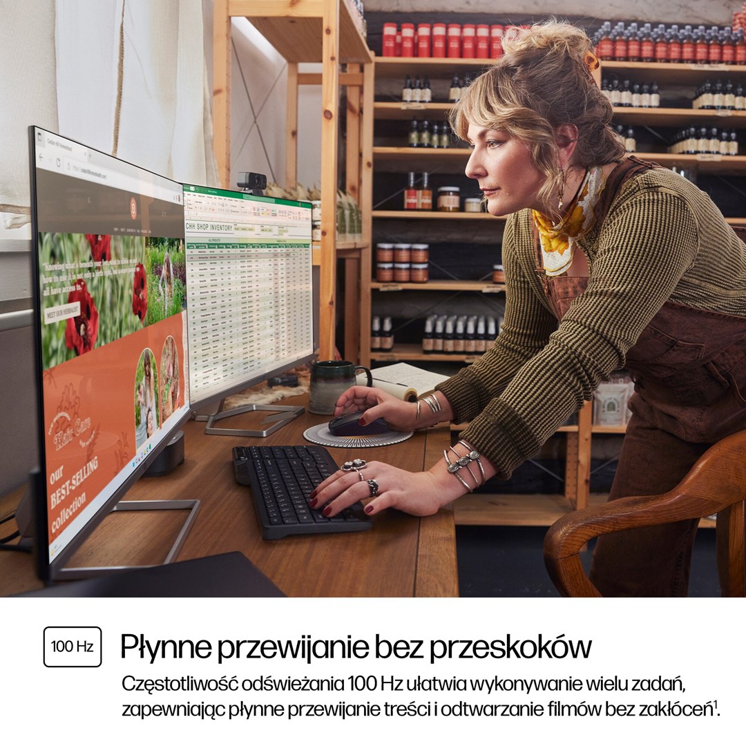 [OUTLET] Monitor HP 27-inch Series, 27", 1920 x 1080, 100 Hz, i bardhë