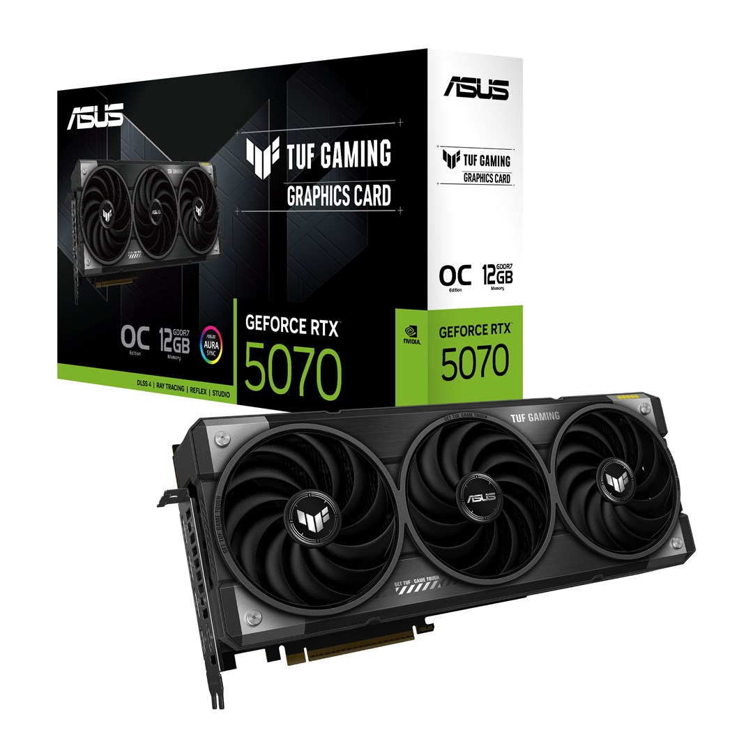 Kartelë grafike ASUS TUF-RTX5070-O12G-GAMING NVIDIA GeForce RTX 5070 12 GB GDDR7