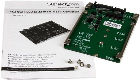 Përshtatës disku StarTech, M.2 SSD - 2.5 SATA (SAT32M225)