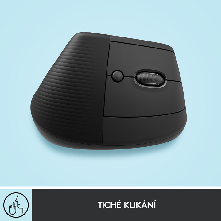 Maus wireless Logitech Lift, grafit