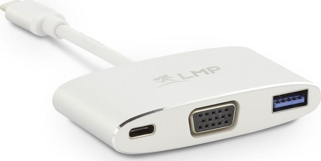 Dok USB C LMP USB C Station, 5 Gb/s, Power Delivery 3 A, gri