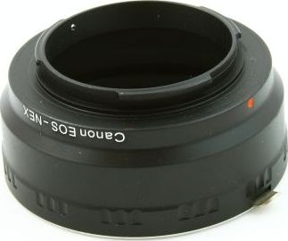 Adapter objektivi Pixco, Canon EF EF S në Sony E NEX, metalik 4
