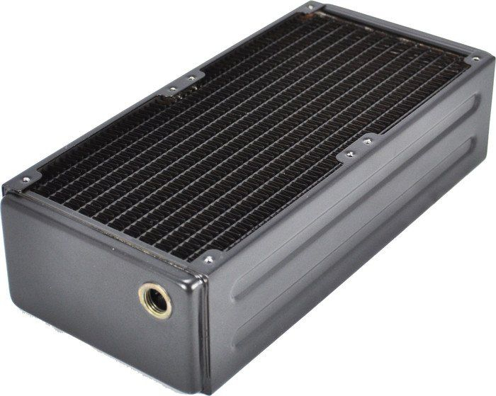 Radiator ftohës për ujë Coolgate XFlow G2 CG240G2X, 240mm, për ventilatorë 120mm, i zi