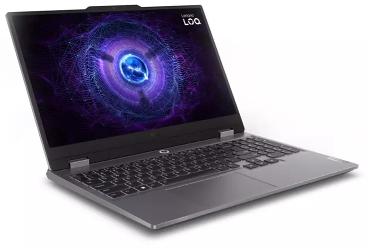 Laptop Lenovo LOQ 15IAX9, 15.6", Intel Core i5-12450HX, 16GB RAM, /512GB SSD, NVIDIA GeForce RTX 4050, i hirtë