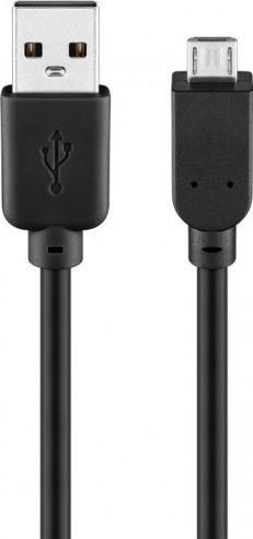 Kabull USB Delock, USB A në Micro USB, 30 cm, i zi