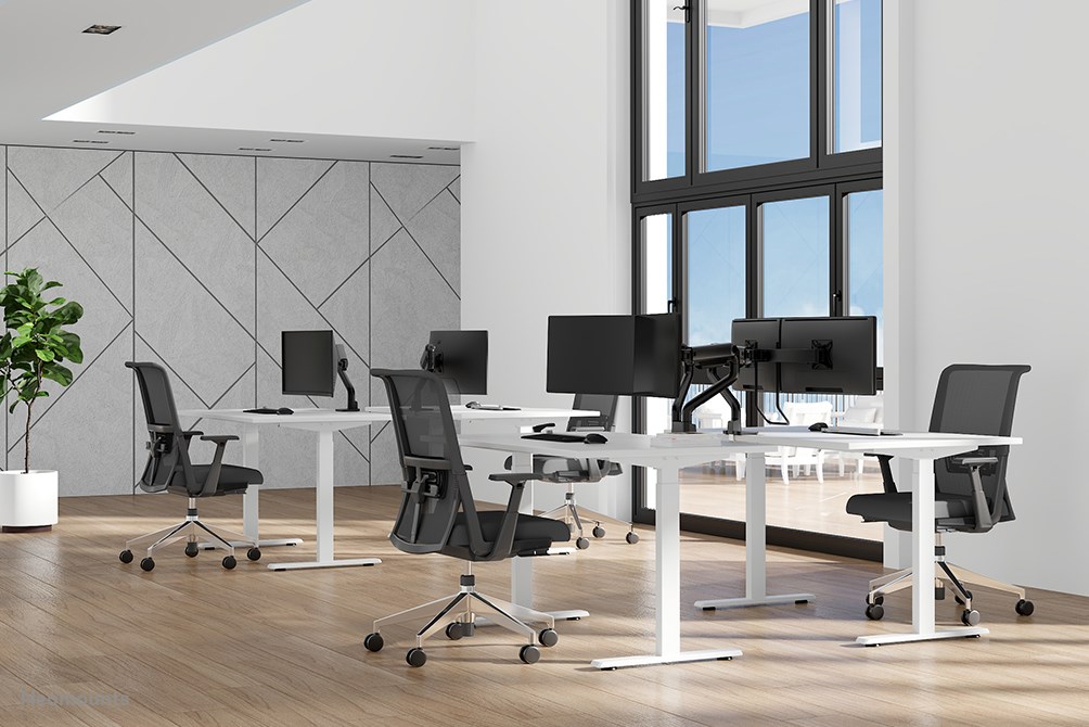 Mbajtëse tavoline për monitor Neomounts DS70S-950BL1, 17-49", e zezë