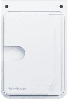 Mbajtëse kartelash Fairphone Card Holder V1, për Fairphone 6, kapak i pasëm, gri