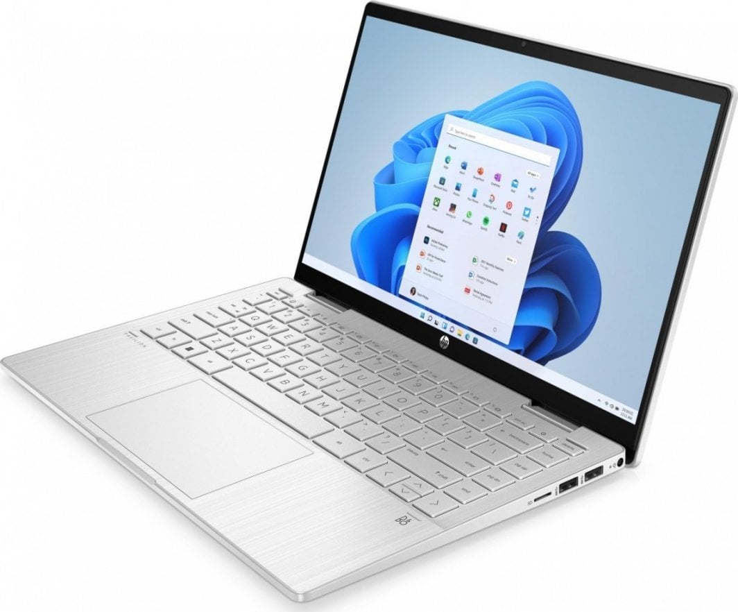 Laptop HP Pavilion x360, 14", Intel Core i5-1235U, 16 GB RAM, 512 GB SSD, i argjendtë