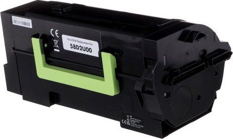 Tонер Superbulk Lexmark 58D2U00, компатибилен заменски, црн