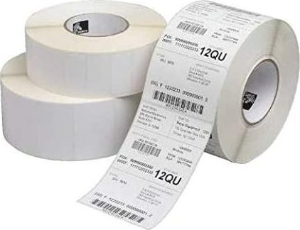 Etiketa vetëngjitëse Zebra 3012580-T, direct thermal, letër e bardhë
