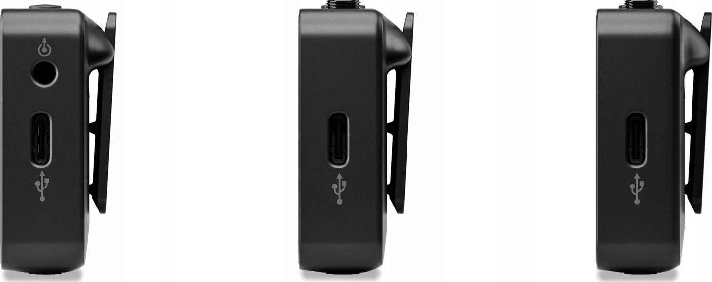 Sistem mikrofoni pa tel RODE Wireless GO Gen 3, rikthyer, për video dhe intervista, i zi