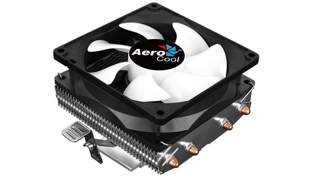 Ftohës procesori AeroCool Air Frost 4 RGB, 4 tuba termikë, 125W TDP, i zi