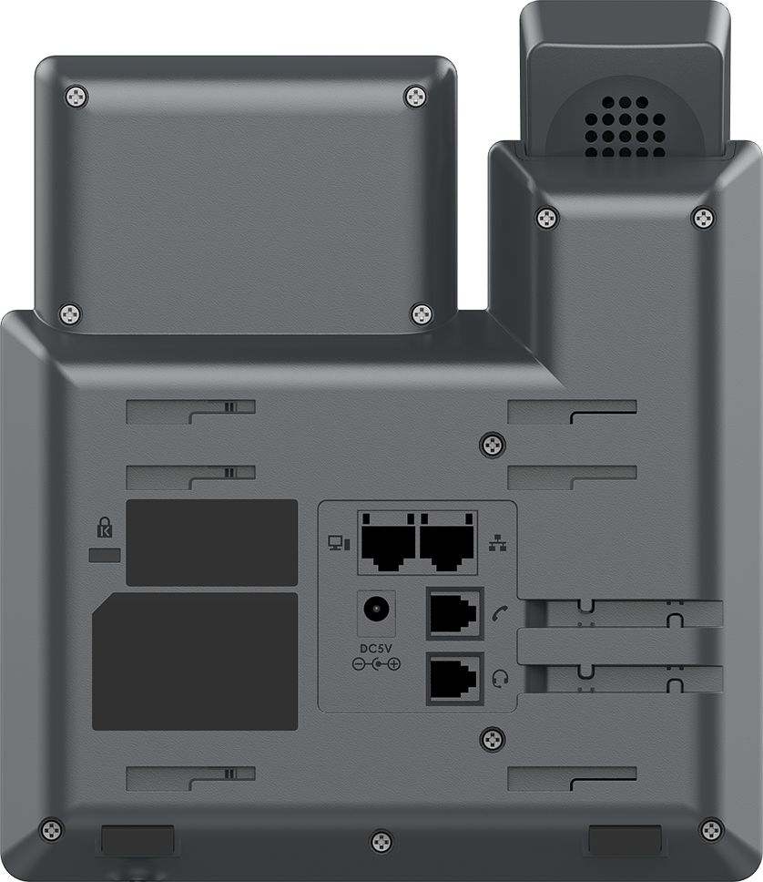 Telefoni IP GrandStream GRP2602W, Wi-Fi, konferenca 5 pjesëmarrës, i zi