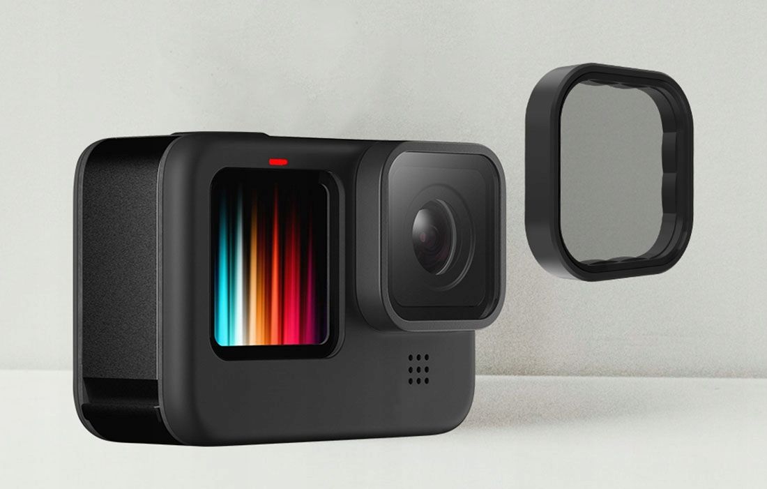 Set filtrash TELESIN ND8 ND16 ND32 CPL për GoPro Hero 12 11 9 Black, aliazh alumini