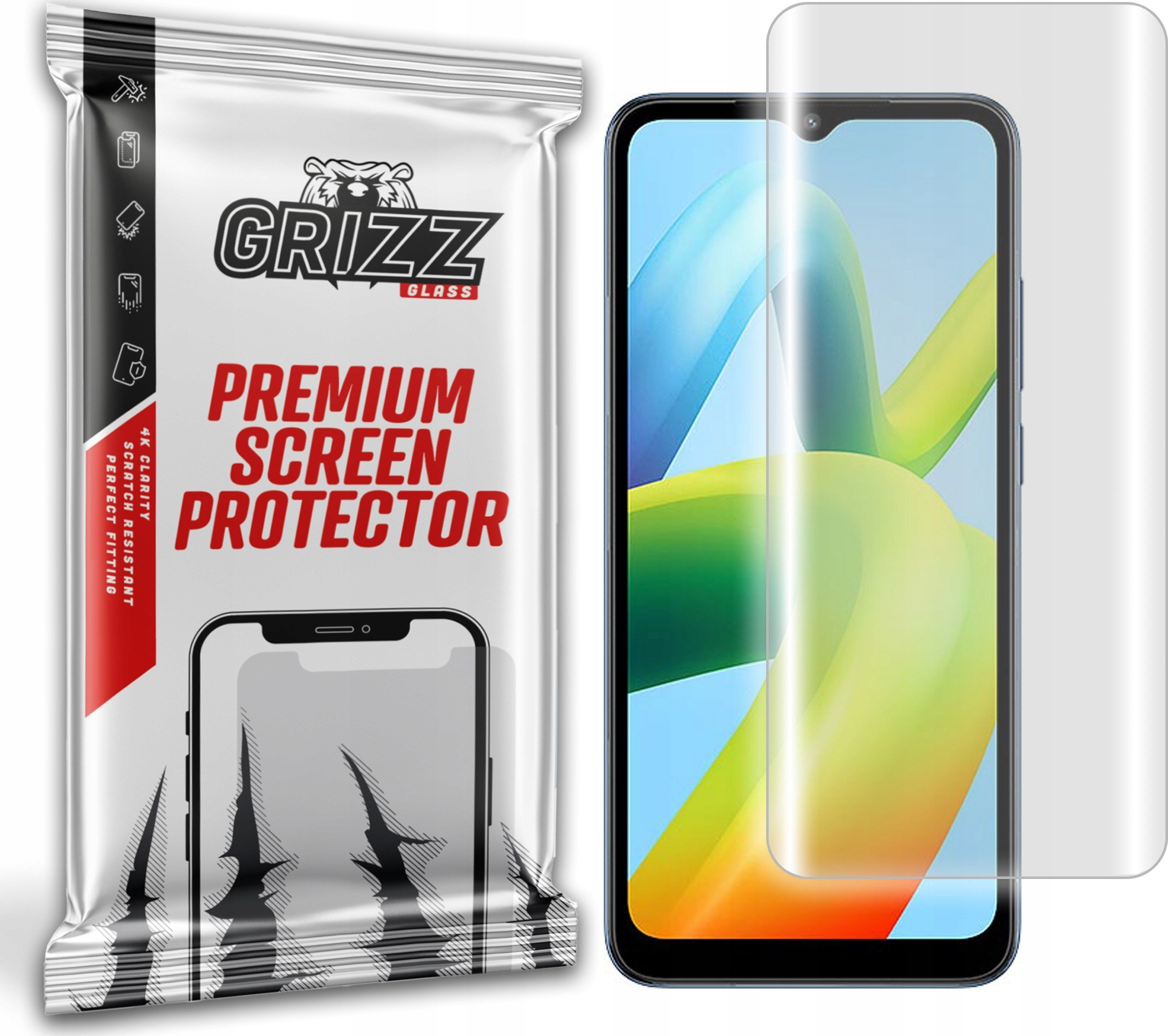 Mbrojtës ekrani GrizzGlass Hydrogel Film për Xiaomi POCO C50, transparent