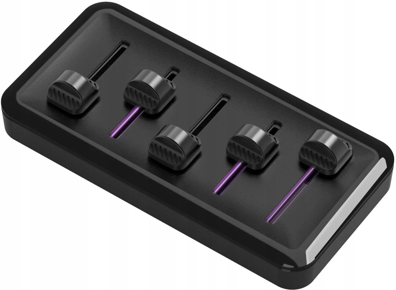 Panel kontrolli për streaming Cooler Master Master Hub Stream Kit, kompakt, sipërfaqe kundër rrëshqitjes, i zi