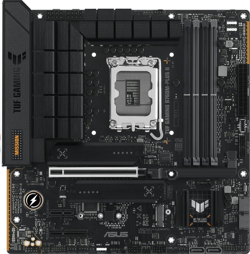 Pllakë amë ASUS TUF Gaming B760M-PLUS II Intel B760 LGA 1700 micro ATX 2