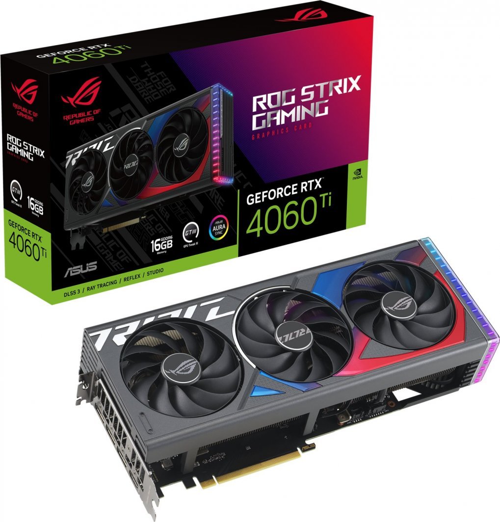 Kartelë grafike Asus ROG Strix GeForce RTX 4060 Ti 16GB GDDR6