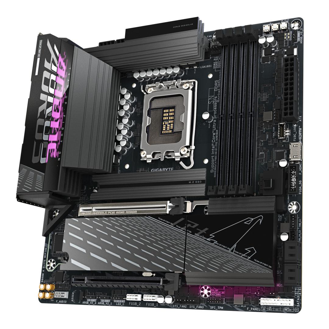 Motherboard Gigabyte B860M AORUS ELITE WIFI6E, LGA 1851, DDR5, mATX