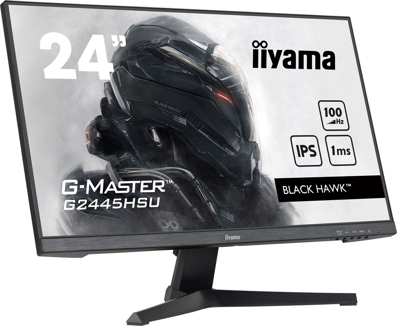 Monitor gaming iiyama G-MASTER G2445HSU-B2, 24", 100Hz, i zi