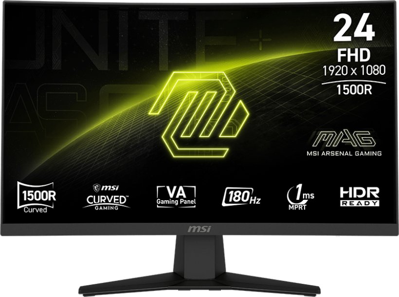 Гејминг монитор MSI MAG 244C, 23.6\", Full HD 180Hz, црн