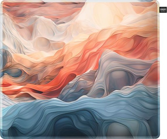 Mousepad gaming CHERRY XTRFY GP5 Medium Amnis, përmasa mesatare, blu