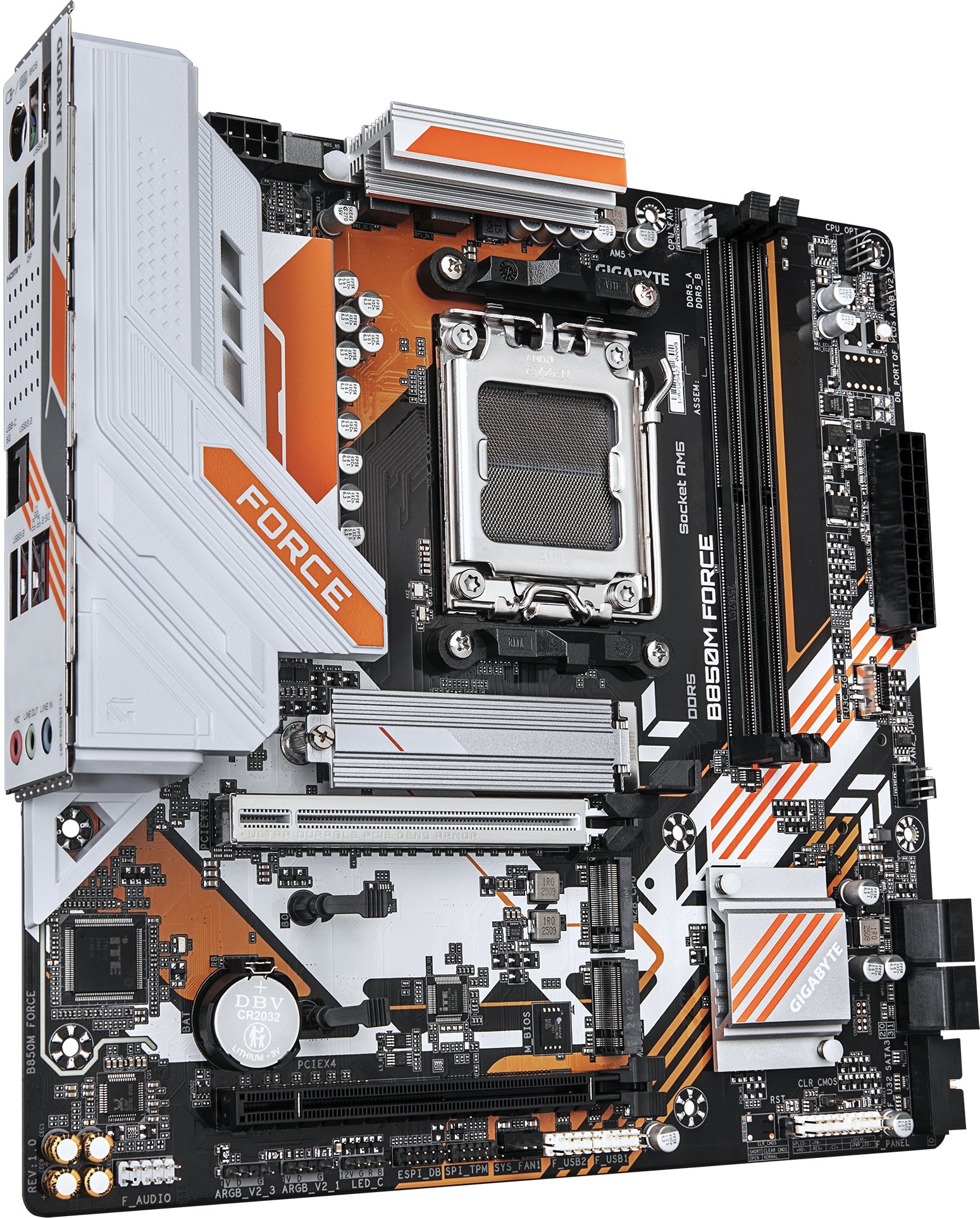 Pllakë amë Gigabyte B850M FORCE, AMD AM5, Micro ATX, DDR5