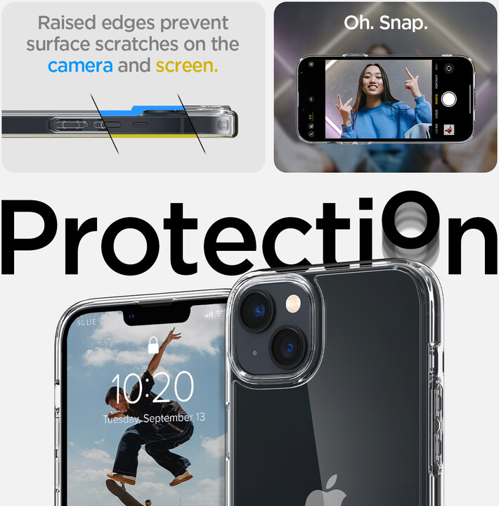 Маска Spigen Ultra Hybrid за Apple iPhone 14, проѕирен