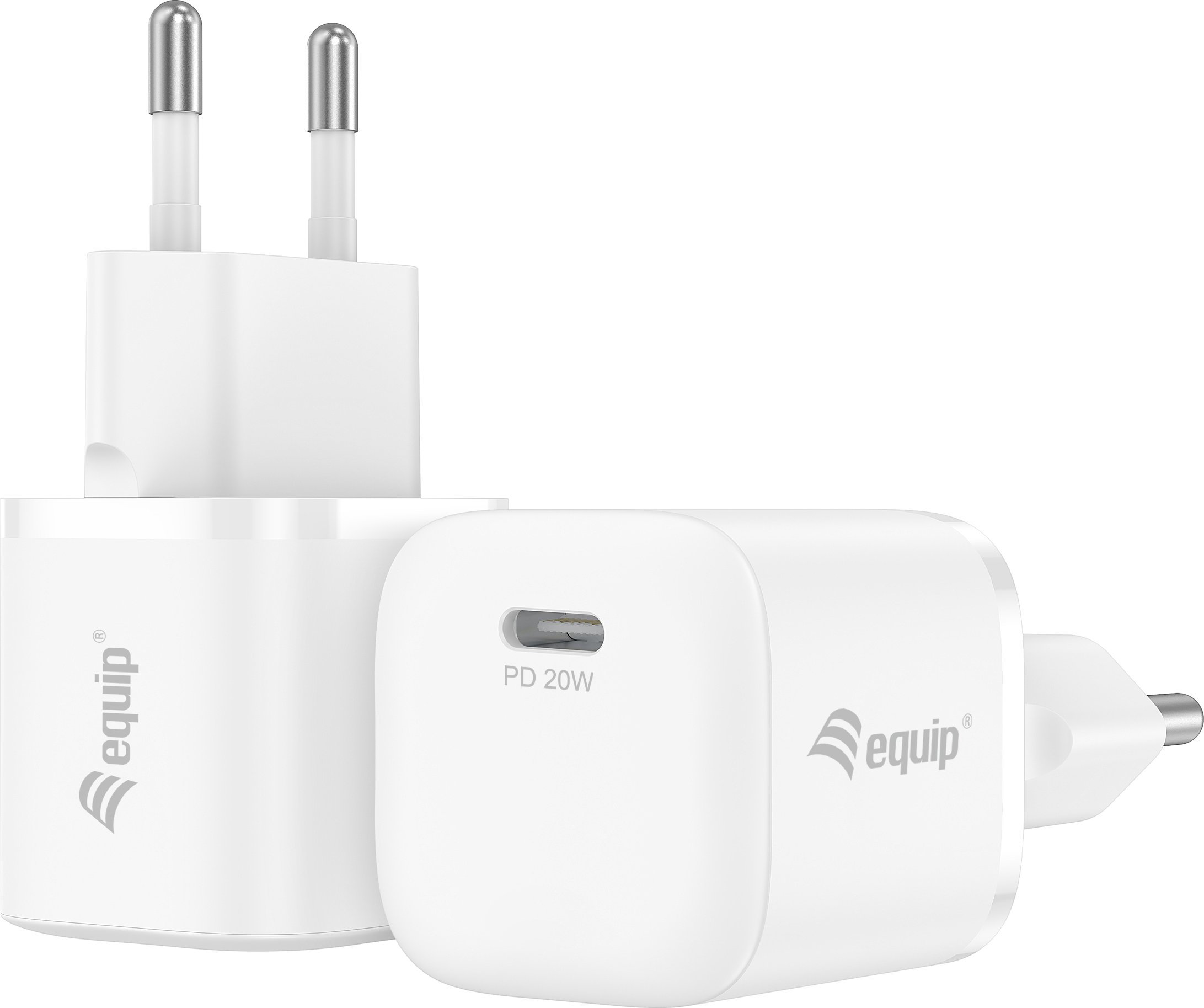 Karikues muri LevelOne Equip 245530, 1 portë USB C, 20W PD, i bardhë, paketim 25 copë