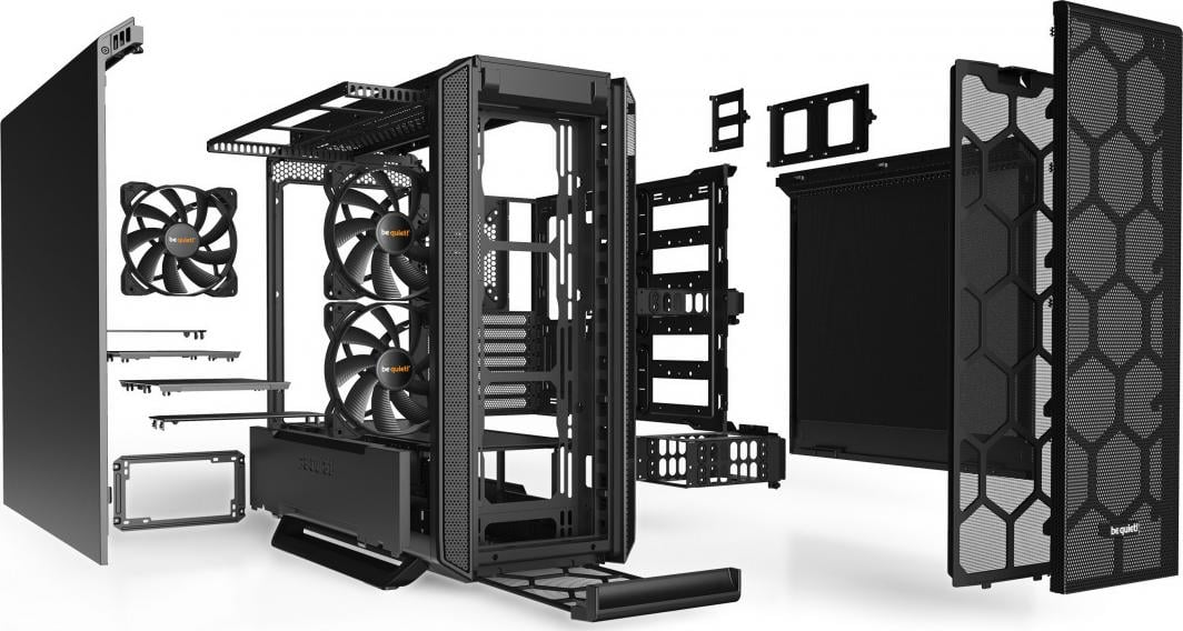 be quiet! Silent Base 802 Midi Tower PC Куќиште, Црно