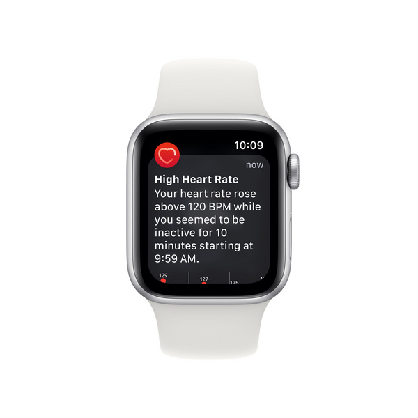 [OUTLET] Apple Watch SE2 GPS 40mm, Silver Aluminium Case me White Sport Band, Regular
