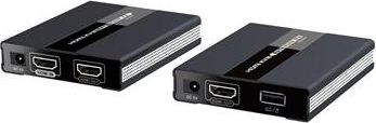 Extender HDMI PremiumCord, USB over Cat5/6, deri 60 m, i zi