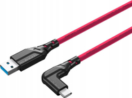 Kabllo tethering Mathorn MTC-501 USB A në USB C, 5m, magenta