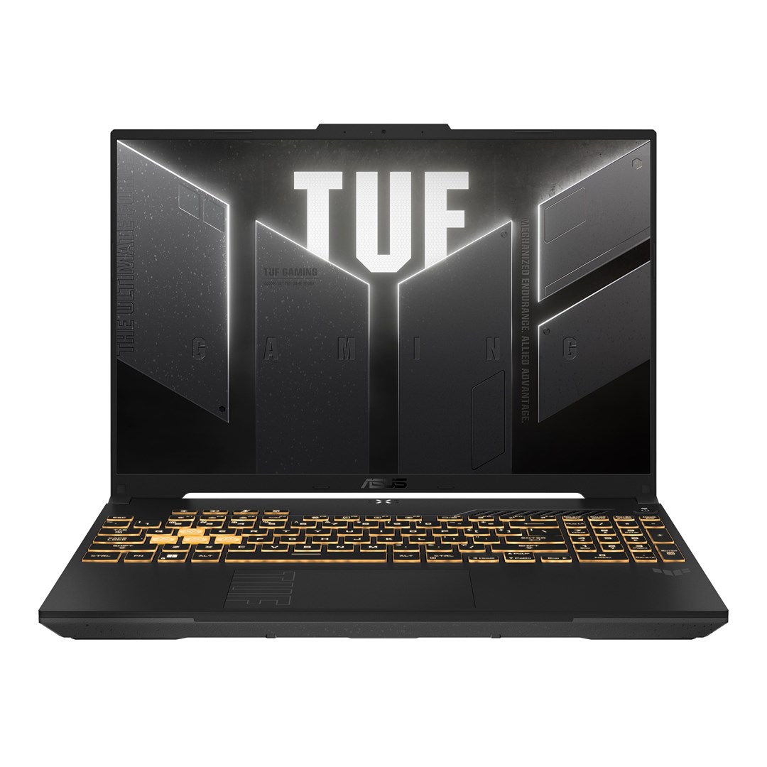 Laptop ASUS TUF Gaming F16 FX607VU-I5165, 16", Intel Core i5-210H, 16GB DDR5, 512GB SSD, NVIDIA GeForce RTX 4050 6GB, i hirtë e errët