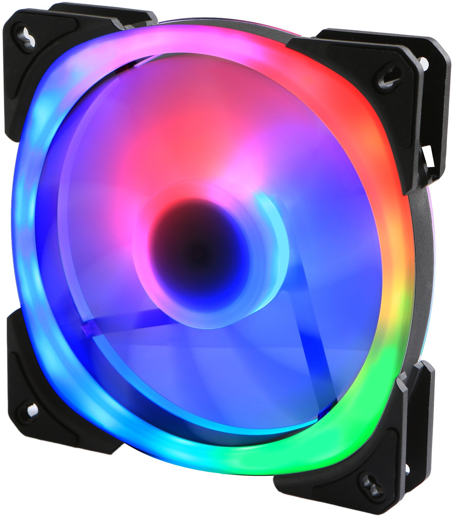 Вентилатор за куќиште PC Gelid FN-LYRA-01, 140mm, ARGB, црн
