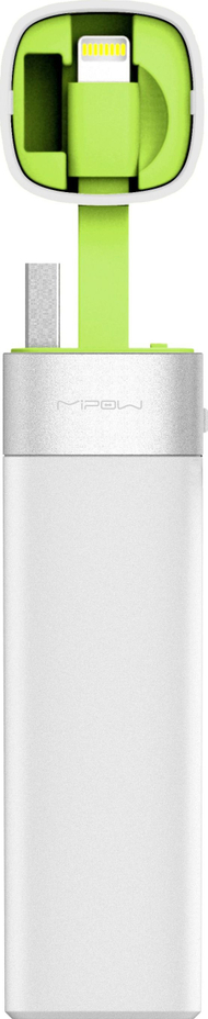 Powerbank MiPow Power Tube 3000L, 3000mAh, me Bluetooth, e bardhë