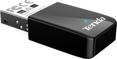 Kartë rrjeti me valë Tenda U11, USB, Wi‑Fi 6, e zezë