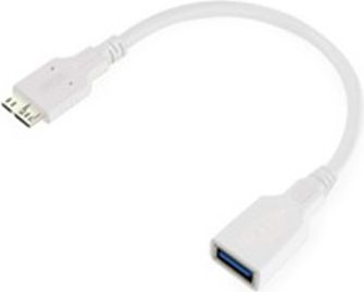 Përshtatës USB Savio CL-87 microUSB 3.0 - USB, i bardhë