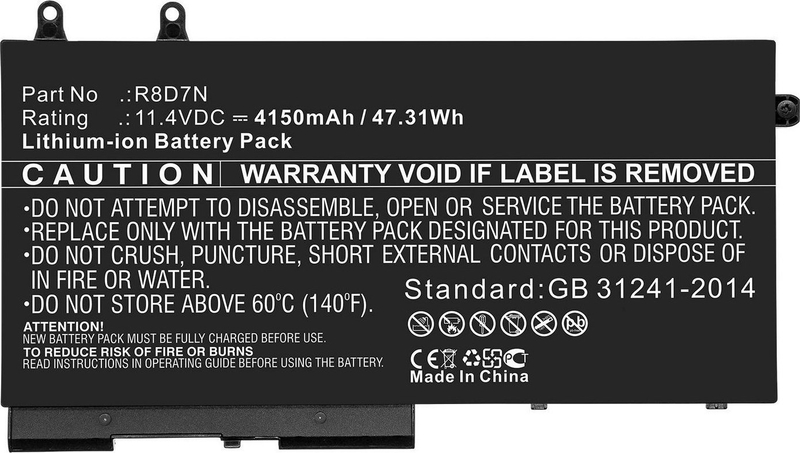 Bateri laptopi CoreParts MBXDE-BA0243, për Dell Precision 15 3540, e zezë