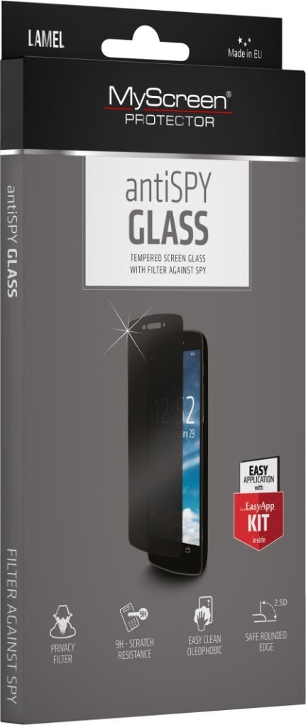 Xham mbrojtës AntiSPY Ms Diamond Glass për Samsung Galaxy A24 4G A25 5G, 9H, transparent